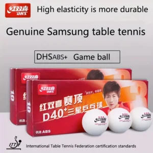 41fb4fb6f0530e23a06440184fddf095 Red Double Happiness 3 Star Table Tennis Ping Pong Ball