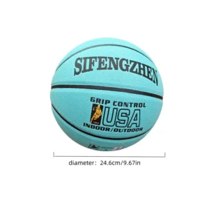 Green PU Non Slip Basketball