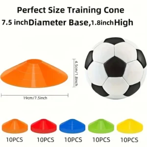 e7eff476-dfb9-4fcf-b724-5c774a62f59a 50pcs PE Soccer Training Cones