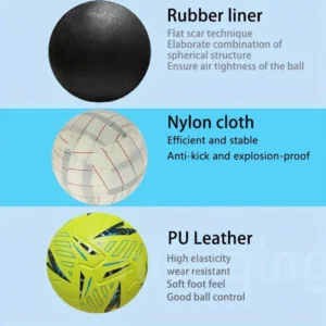 Fluorescent Yellow Size 5 Soccer Ball