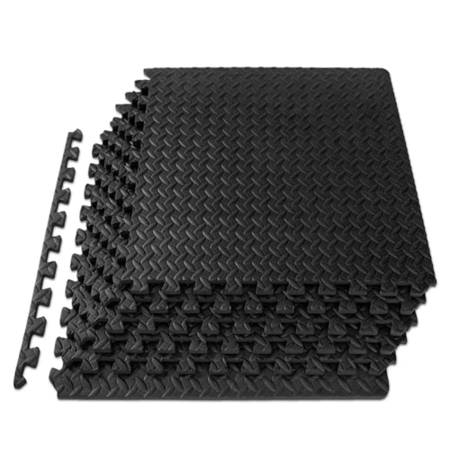 EVA Interlocking Puzzle Fitness Mat – 16-Piece Gym Floor Mat Set