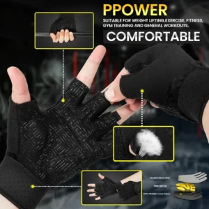S52335e067c7e4c2c971dde5dabb14bacz.webp MOREOK Weightlifting Gloves – Breathable Anti-Slip Strength Training Gloves