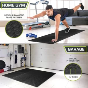 S6749e95153414814ae9bfe13513fb7dcR.webp EVA Interlocking Puzzle Fitness Mat – 16-Piece Gym Floor Mat Set