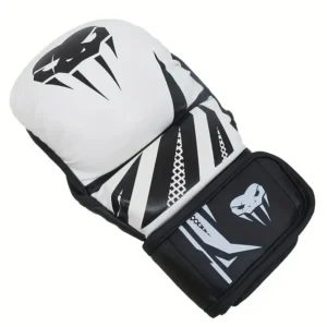 Boxing & MMA Training Gloves – PU Sanda Gloves with Velcro Wrist Protection
