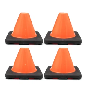 S72cf979cacb149b3ab0da62a8c3ed848W.webp 4pcs Marking Training Road Cone Roller Hockey Weighted Pylons Skating Obstacle Roller Football Soccer Training Soft Tower