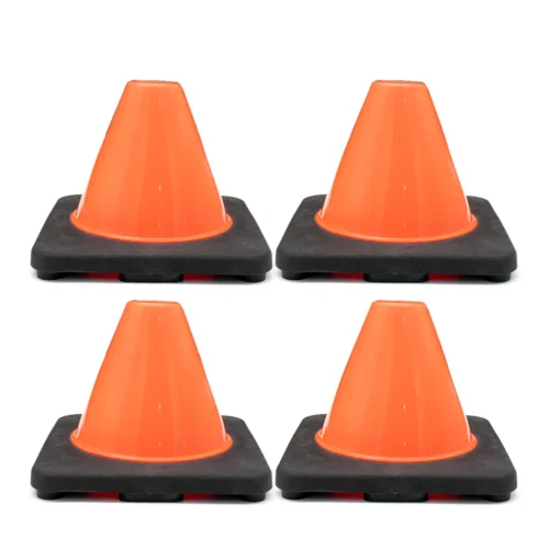 S72cf979cacb149b3ab0da62a8c3ed848W.webp 4pcs Marking Training Road Cone Roller Hockey Weighted Pylons Skating Obstacle Roller Football Soccer Training Soft Tower
