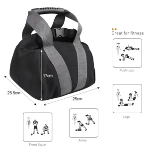 Adjustable Weightlifting Sandbag – Heavy-Duty Fillable Canvas Training Bag