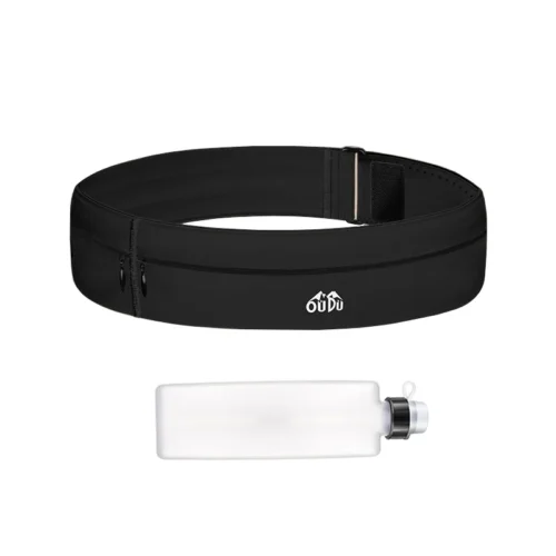 Sports Running Belt – Waist Bag with Water Bottle Holder & Phone Pouch