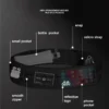 Sports Running Belt – Waist Bag with Water Bottle Holder & Phone Pouch