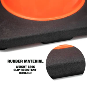 Sc5676c720ccf482d84f35d229daa81e5y.webp 4pcs Marking Training Road Cone Roller Hockey Weighted Pylons Skating Obstacle Roller Football Soccer Training Soft Tower